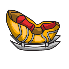 Sleigh Modern clipart
