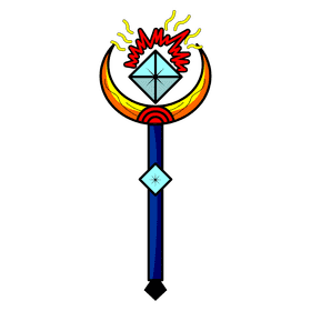 Wand crystal clipart