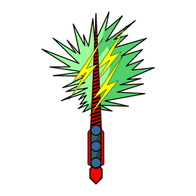 Wand lightning clipart