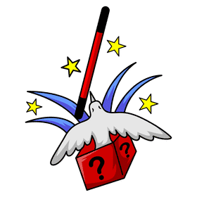 Wand magician clipart