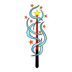 Wand star clipart