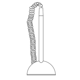 Pen drawing black and white clipart