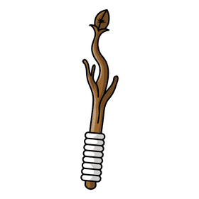 Wand wooden clipart