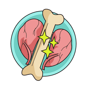 Kidney maintain bone health clipart