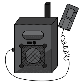 Megaphone portable clipart