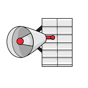 Megaphone wall clipart