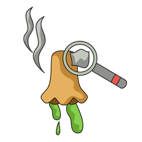 Nose bleeding clipart
