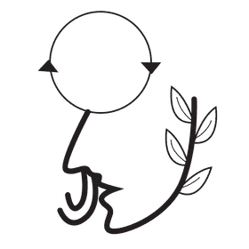 Nose breath black and white clipart