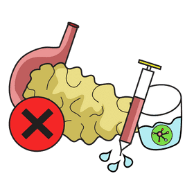 Pancreas diabetes clipart