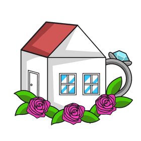 Proposal At Home clipart