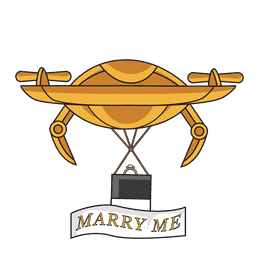 Proposal With Drone clipart