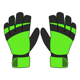 Soccer Goal Post Glove clipart