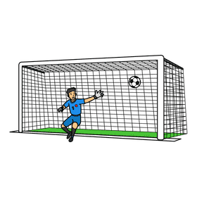 Soccer Goal Post Goal clipart