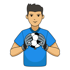 Soccer Goal Post Goal Keeper clipart