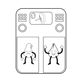 Spleen recycled damage blood black and white clipart