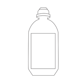 Infusion black and white clipart