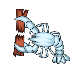 Lobster Albino clipart