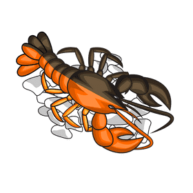Lobster Double Tone clipart