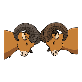 Ram Fighting clipart