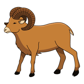 Ram Standing clipart