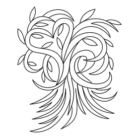 Tree Of Life Fresh Roots black and white clipart