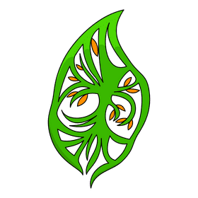 Tree Of Life Leaf Carving clipart