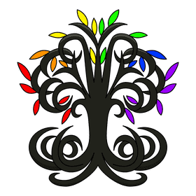 Tree Of Life Rainbow Tree clipart