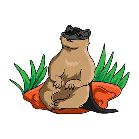 Badger Rest clipart