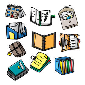Binder Set vector