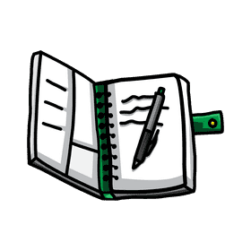 Binder Diary clipart
