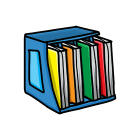 Binder Rack clipart