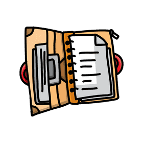 Binder Zipped clipart