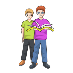 Book Club Reading Together clipart