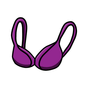 Bra Non Paded clipart