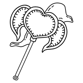 Bubble Wand Angel black and white clipart