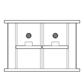 Bus Stop Ticket Counter black and white clipart