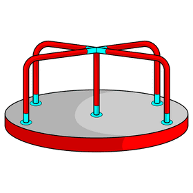 Carousel Children Playground clipart