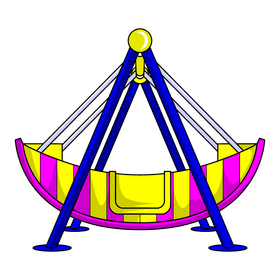 Carousel Fair Boat clipart