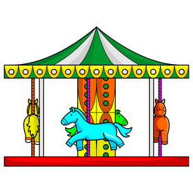 Carousel Horse Ride clipart