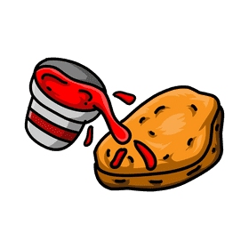 Chicken Nugget Sauce clipart
