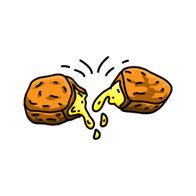 Chicken Nugget Stuffed clipart