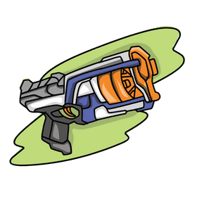 Nerf gun elite strongarm clipart