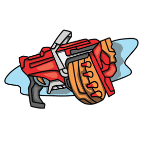 Nerf gun megalodon strike clipart
