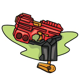 Nerf gun rival knockout clipart