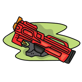 Nerf gun rival motorized clipart