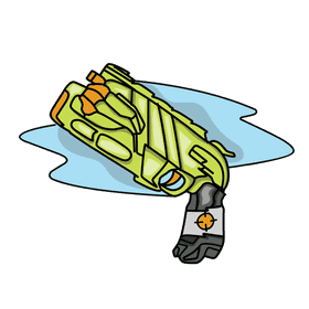 Nerf gun zombie strike clipart