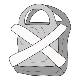 Plastic Bag Dont Use clipart