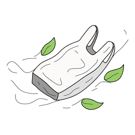 Plastic Bag Flying clipart