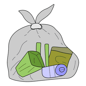 Plastic Bag Wrapped clipart