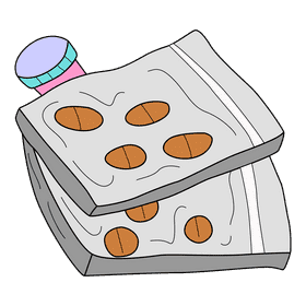 Plastic Bag Zipped clipart